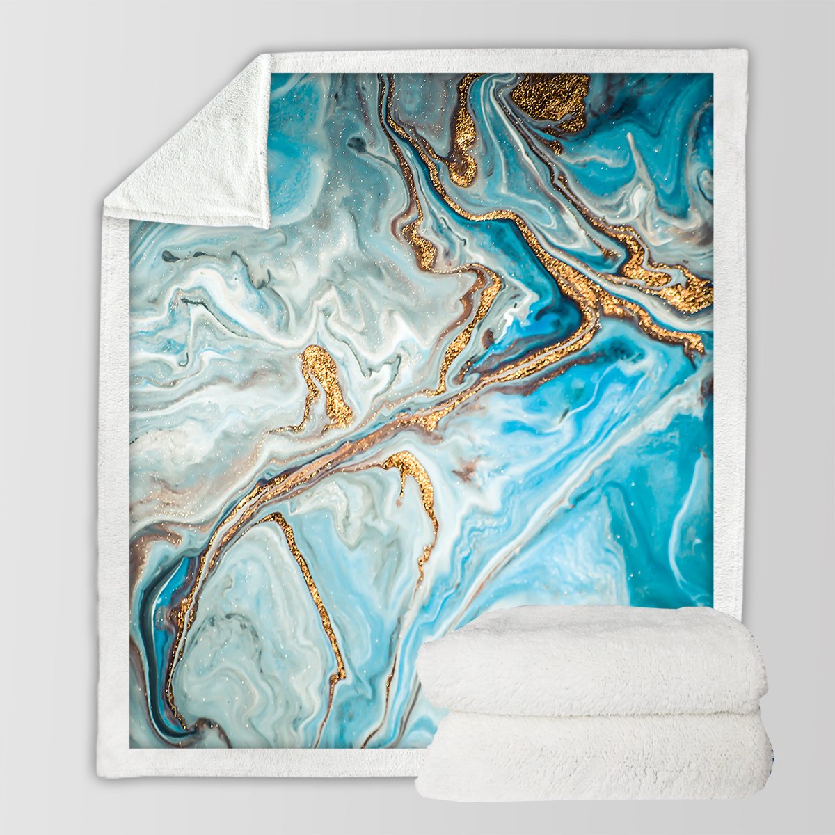 The Baths Soft Sherpa Blanket