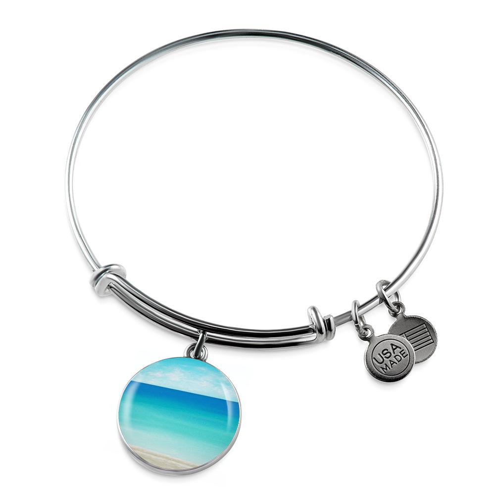 The Beach In My Heart Bangle Bracelet
