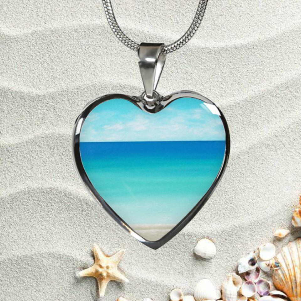 The Beach In My Heart Necklace