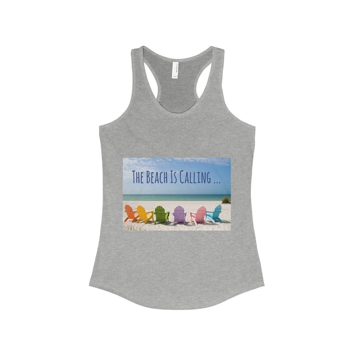 The Beach Is Calling! Racerback Tank