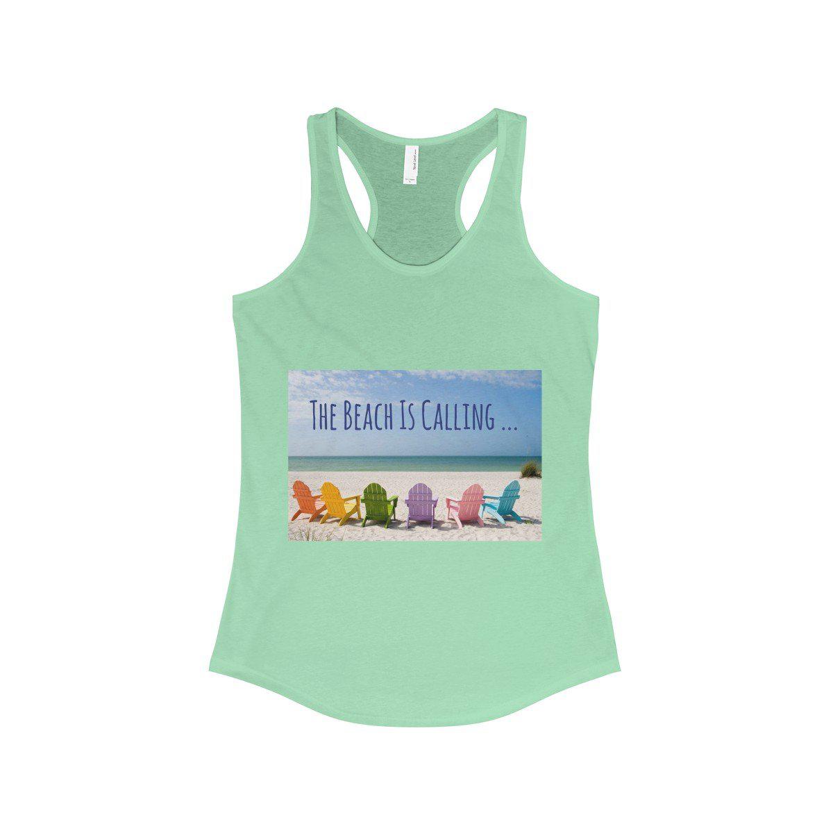 The Beach Is Calling! Racerback Tank