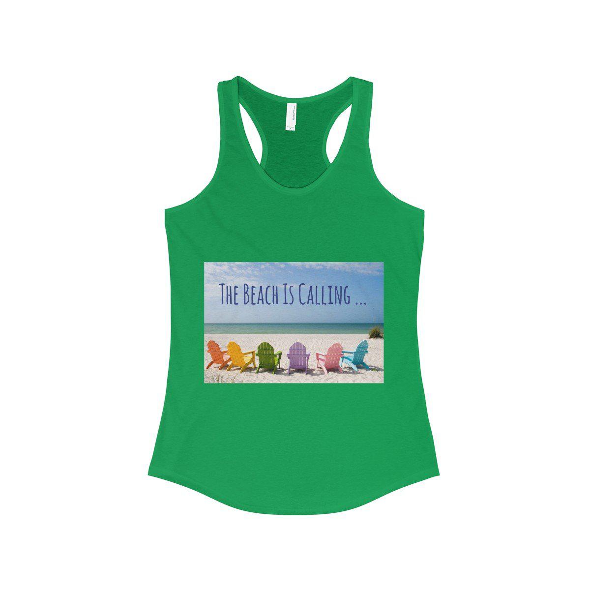 The Beach Is Calling! Racerback Tank