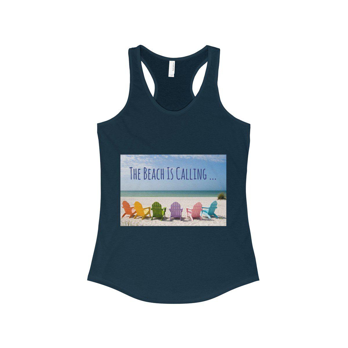 The Beach Is Calling! Racerback Tank