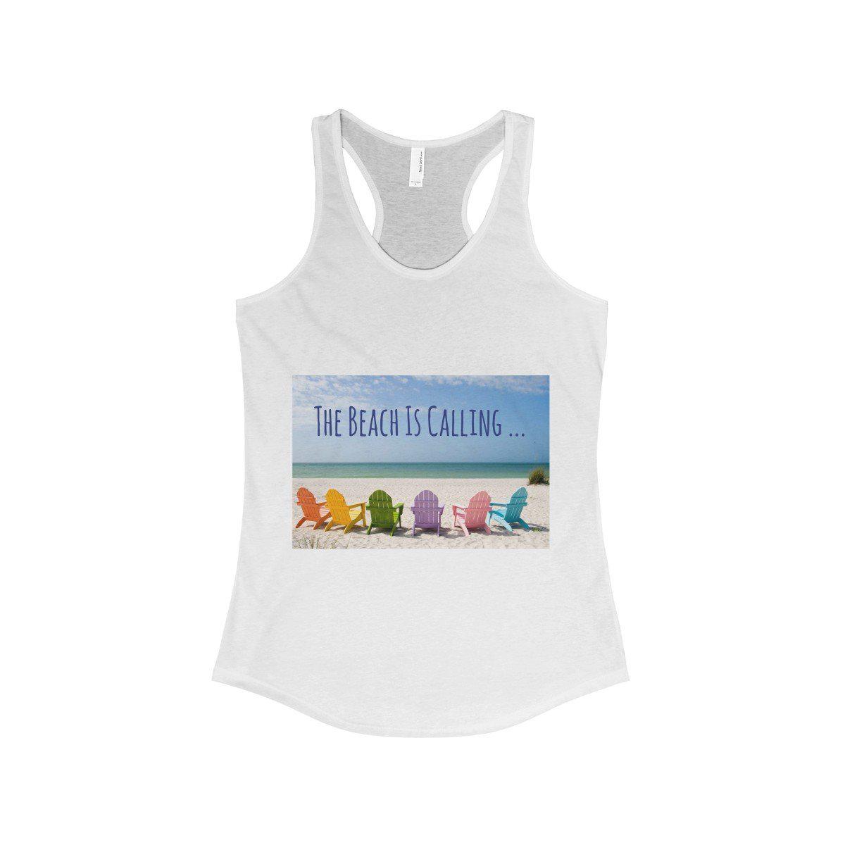 The Beach Is Calling! Racerback Tank