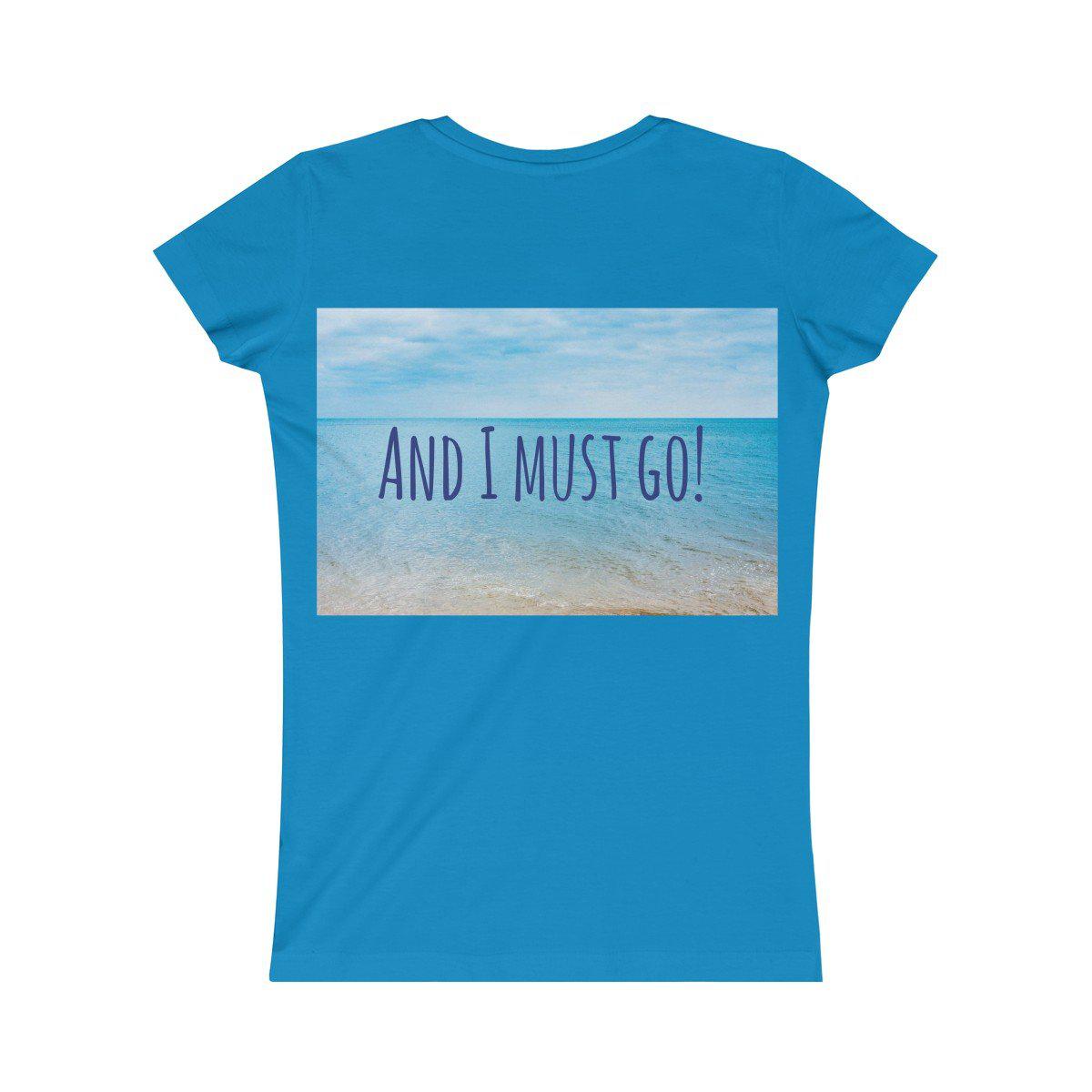 The Beach Is Calling V-Neck Tee