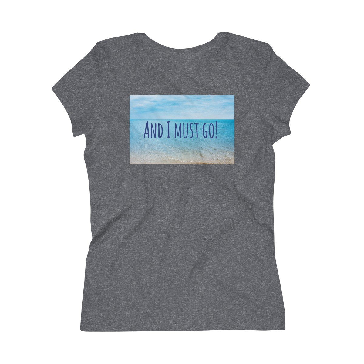 The Beach Is Calling V-Neck Tee