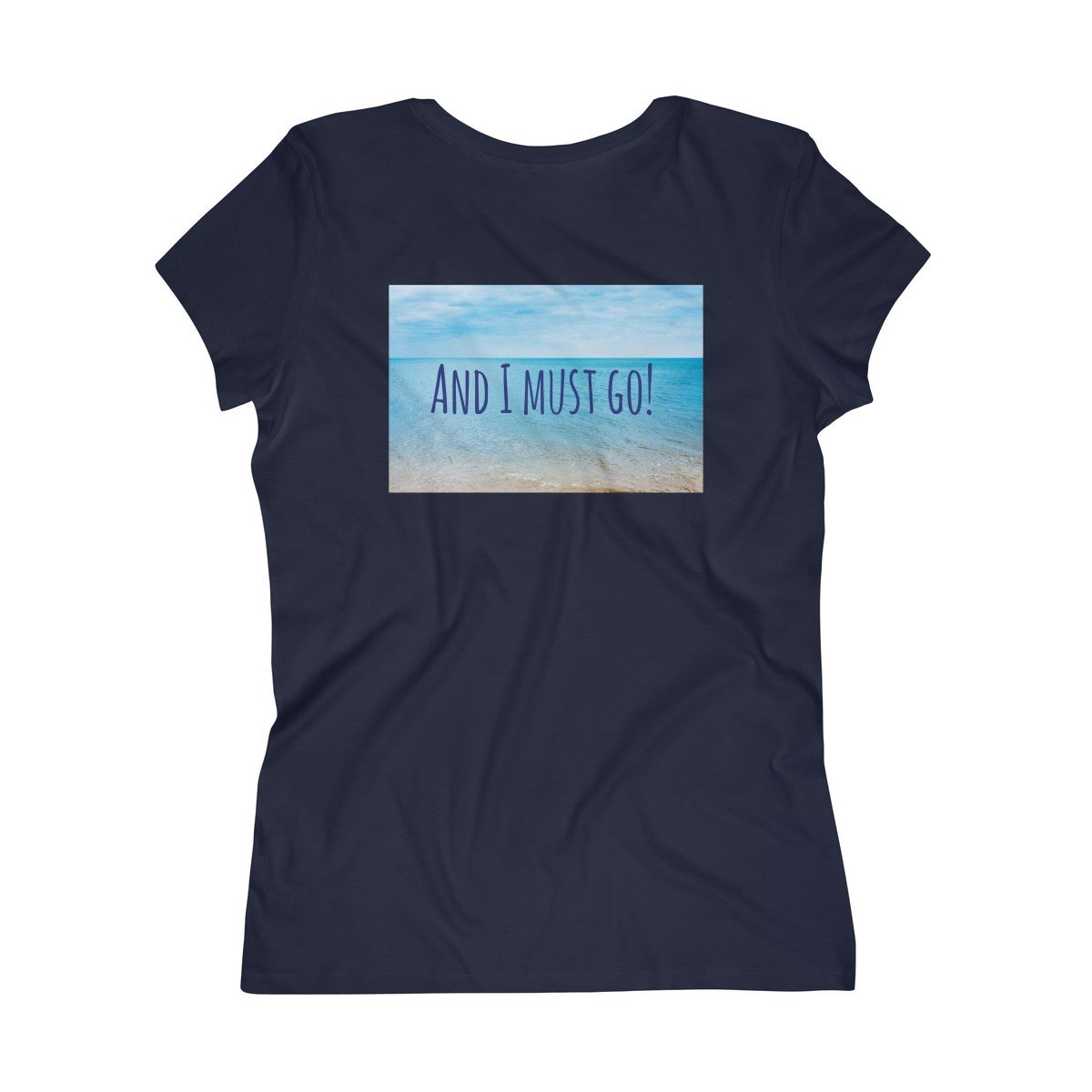The Beach Is Calling V-Neck Tee