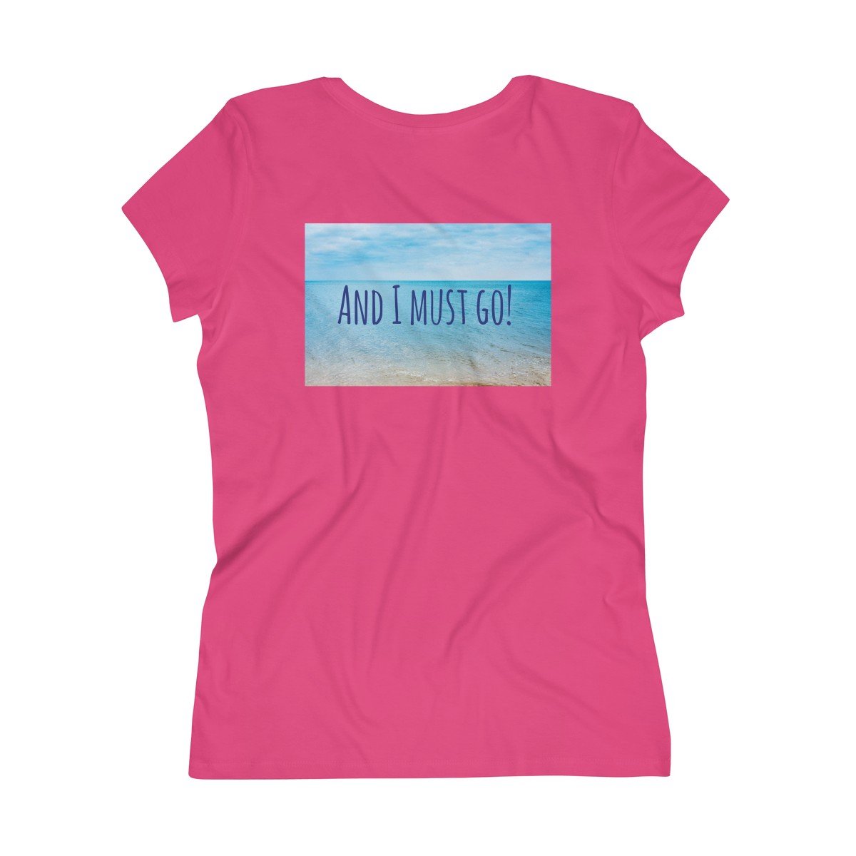 The Beach Is Calling V-Neck Tee