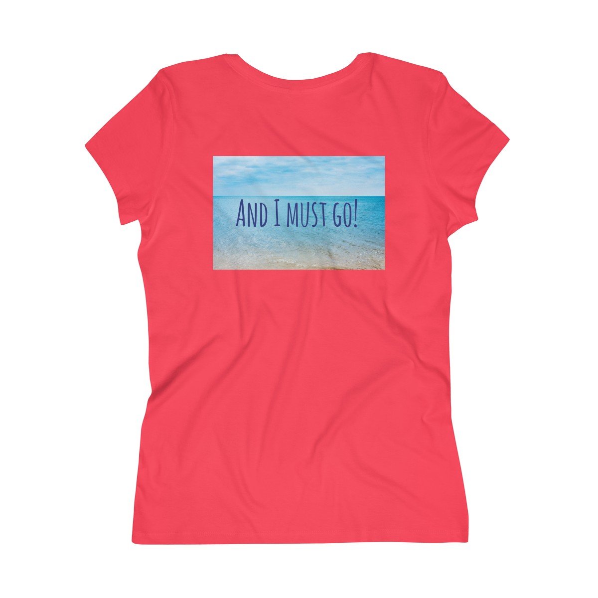 The Beach Is Calling V-Neck Tee