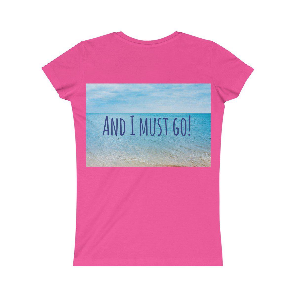 The Beach Is Calling V-Neck Tee