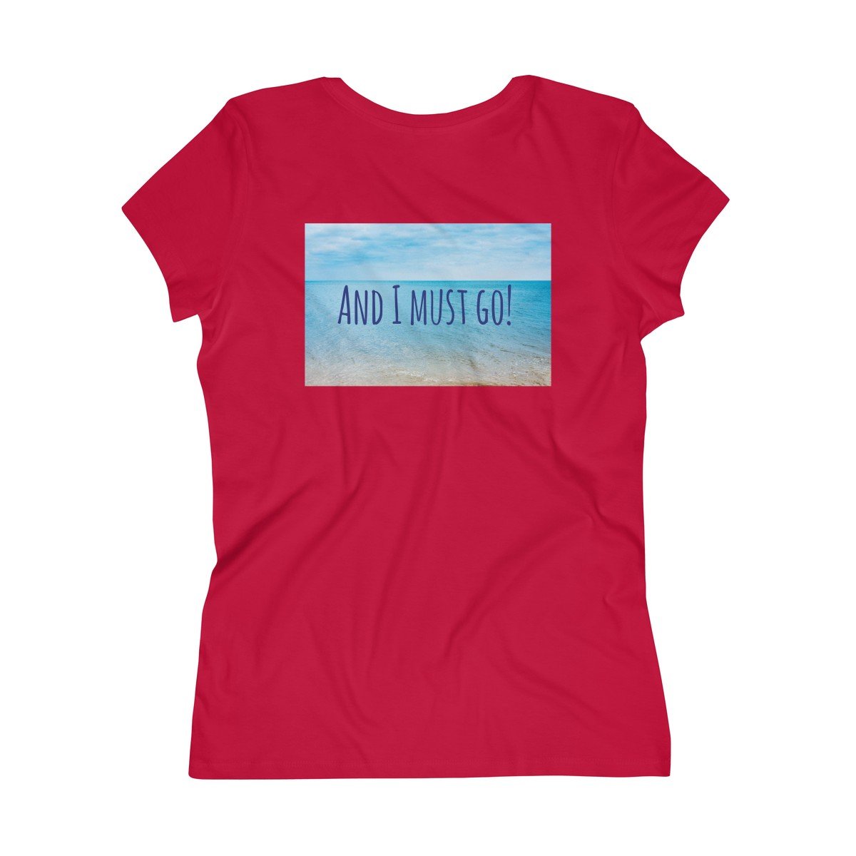 The Beach Is Calling V-Neck Tee