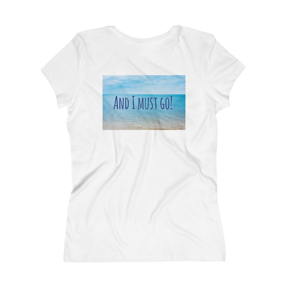 The Beach Is Calling V-Neck Tee