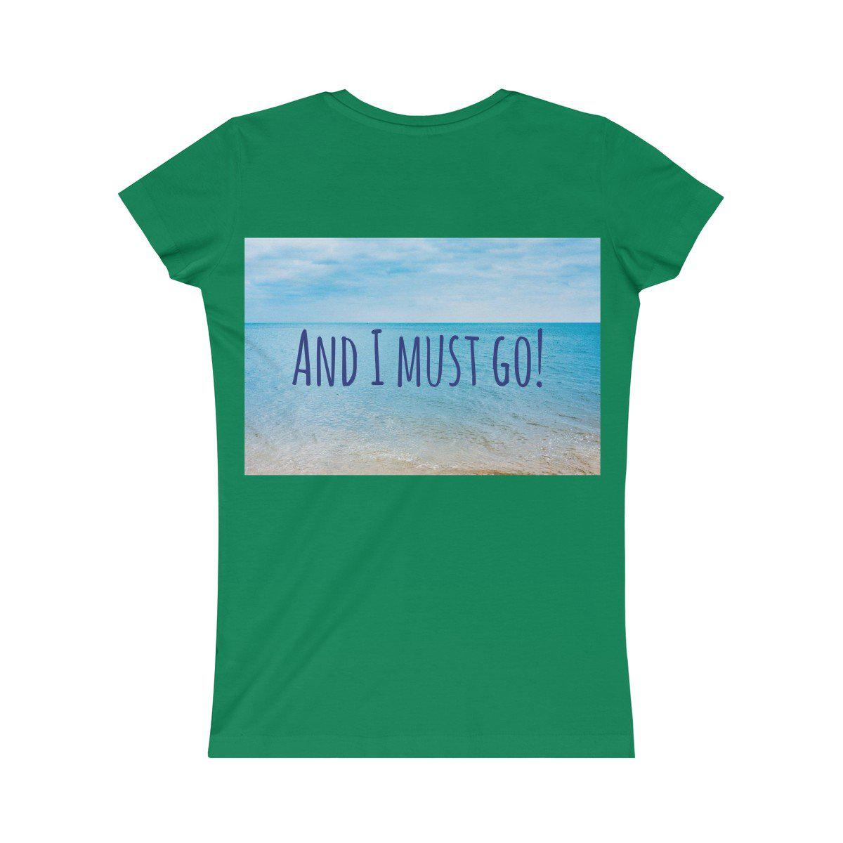 The Beach Is Calling V-Neck Tee