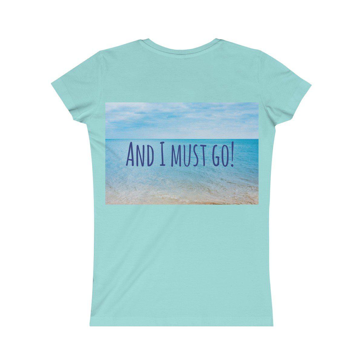 The Beach Is Calling V-Neck Tee
