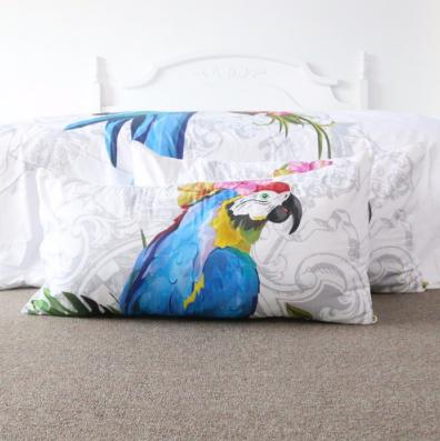 The Blue Macaw Bedding Set