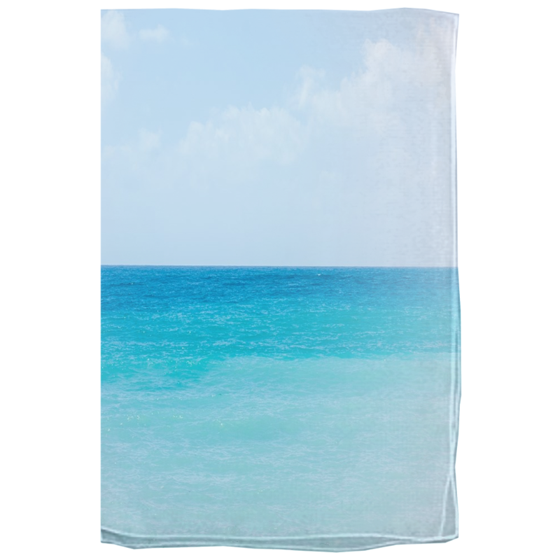 The Colors Of the Sea Soft Silky Scarf