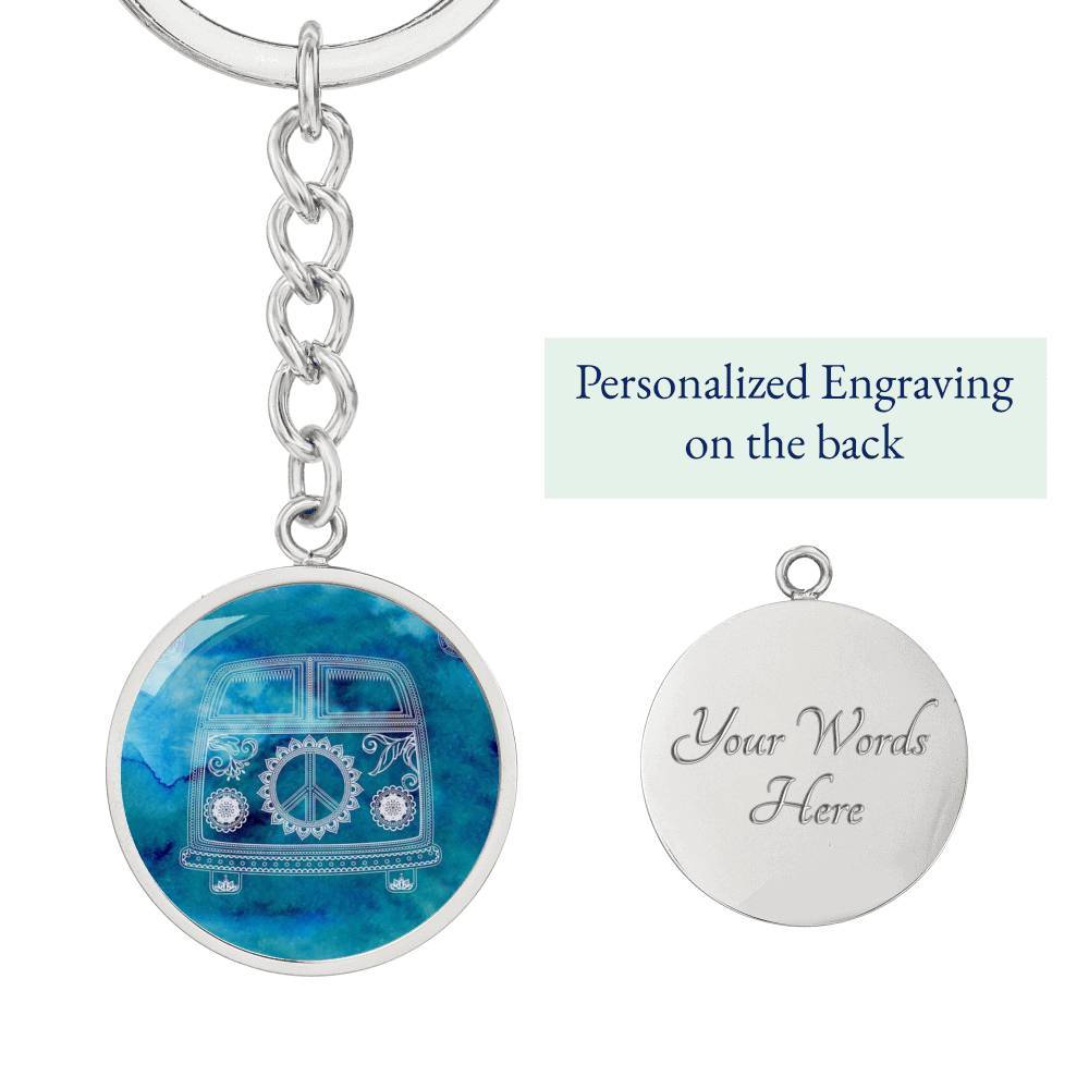 The Cool Bus Beachy Keychain