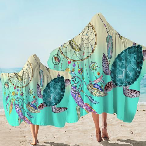 The Dreamcatcher and Sea Turtle Hooded Towel