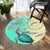 The Dreamcatcher and Sea Turtle Round Area Rug