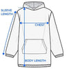 The Eye of the Ocean Wearable Blanket Hoodie