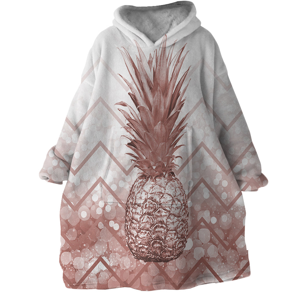 The Golden Pineapple Wearable Blanket Hoodie