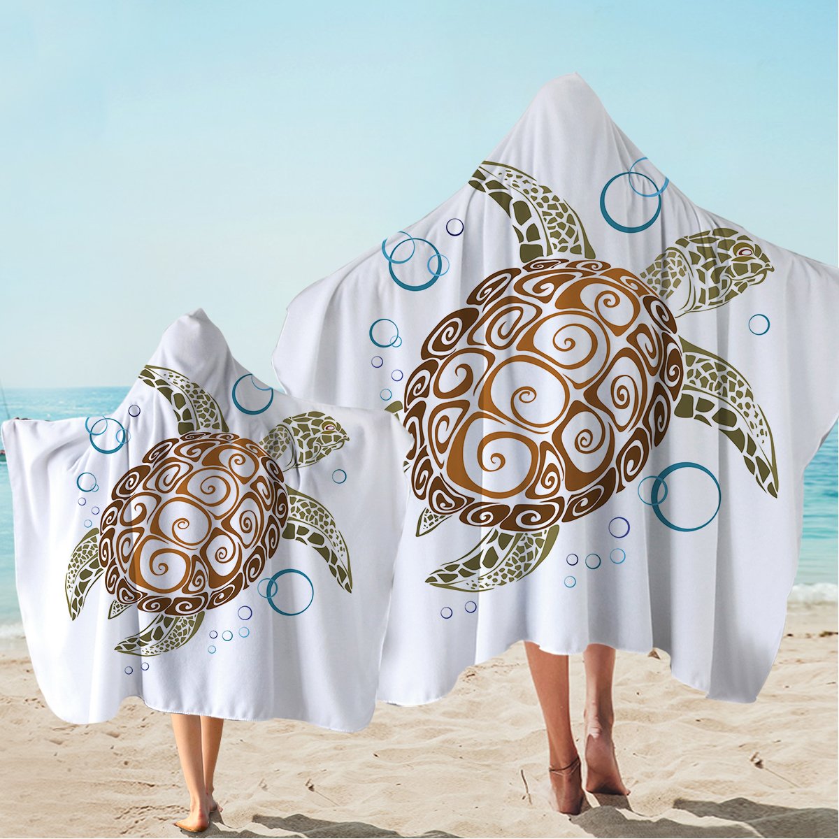 The Great Sea Turtle Hooded Towel