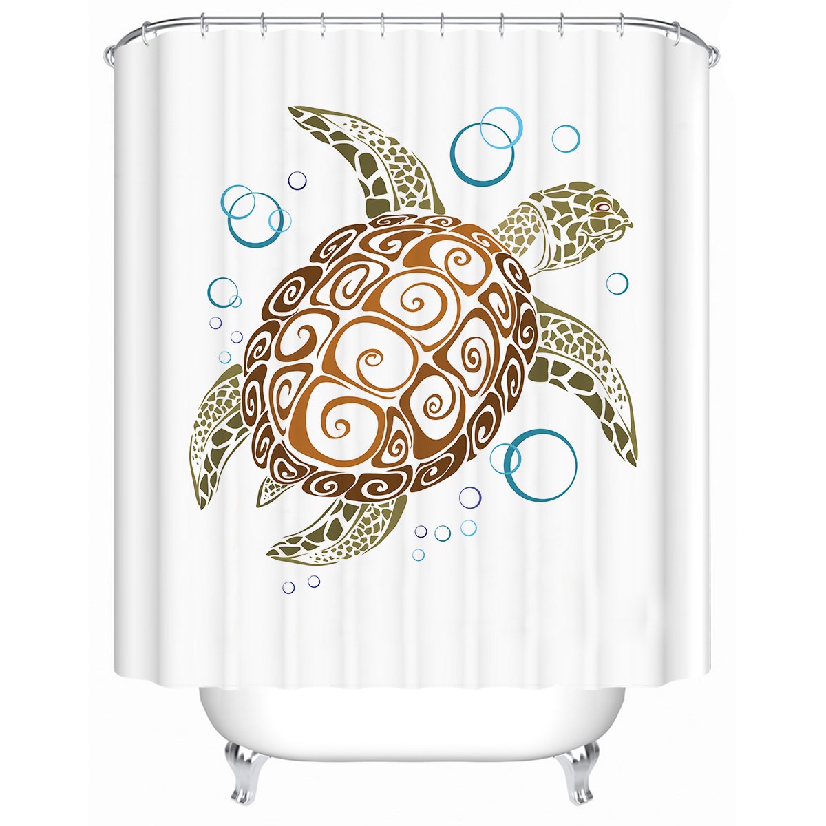 The Great Sea Turtle Shower Curtain