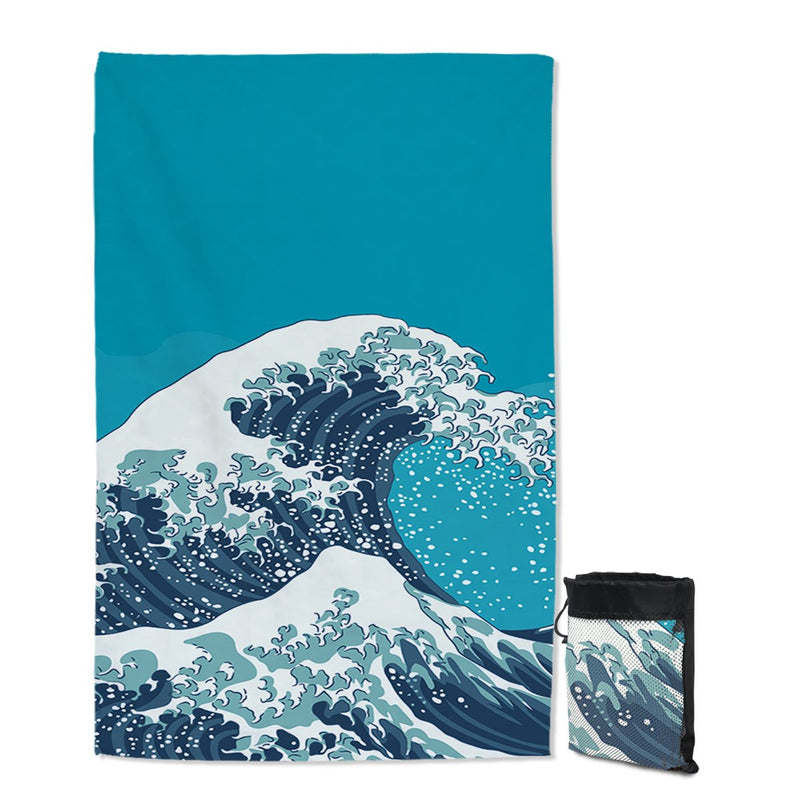 The Great Wave Sand Free Towel