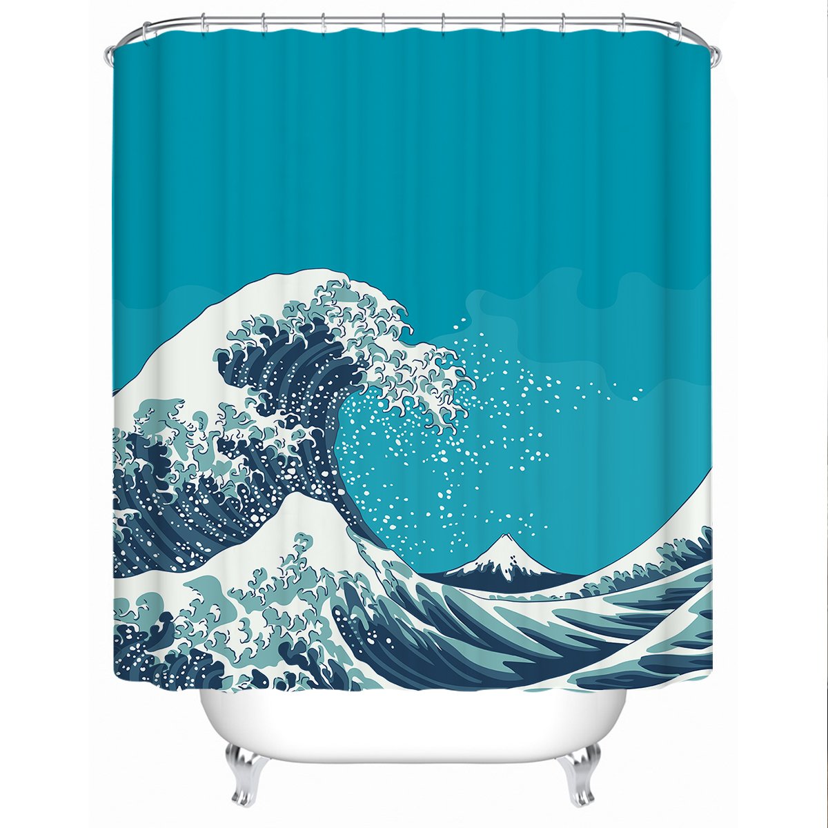 The Great Wave Shower Curtain