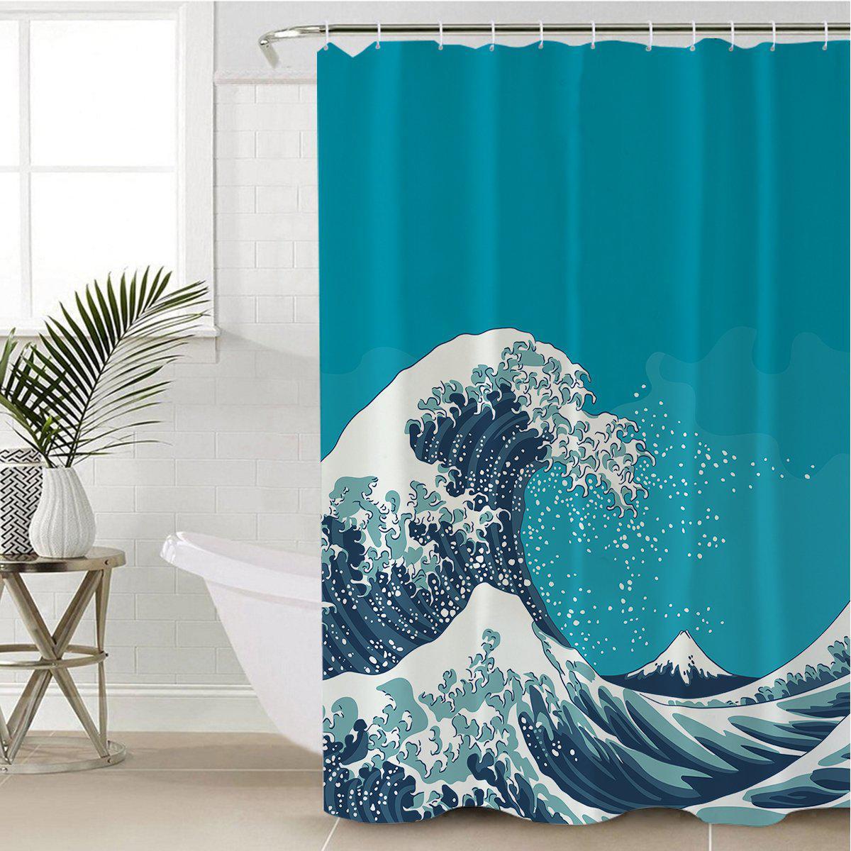 The Great Wave Shower Curtain