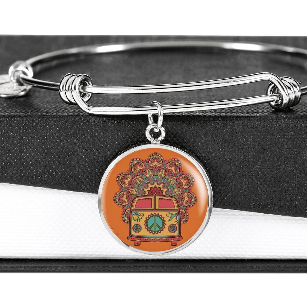 The Happy Bus Bangle Bracelet
