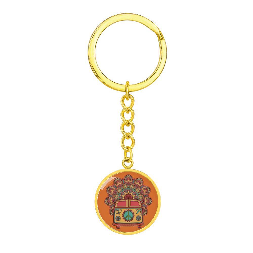 The Happy Bus Beachy Keychain