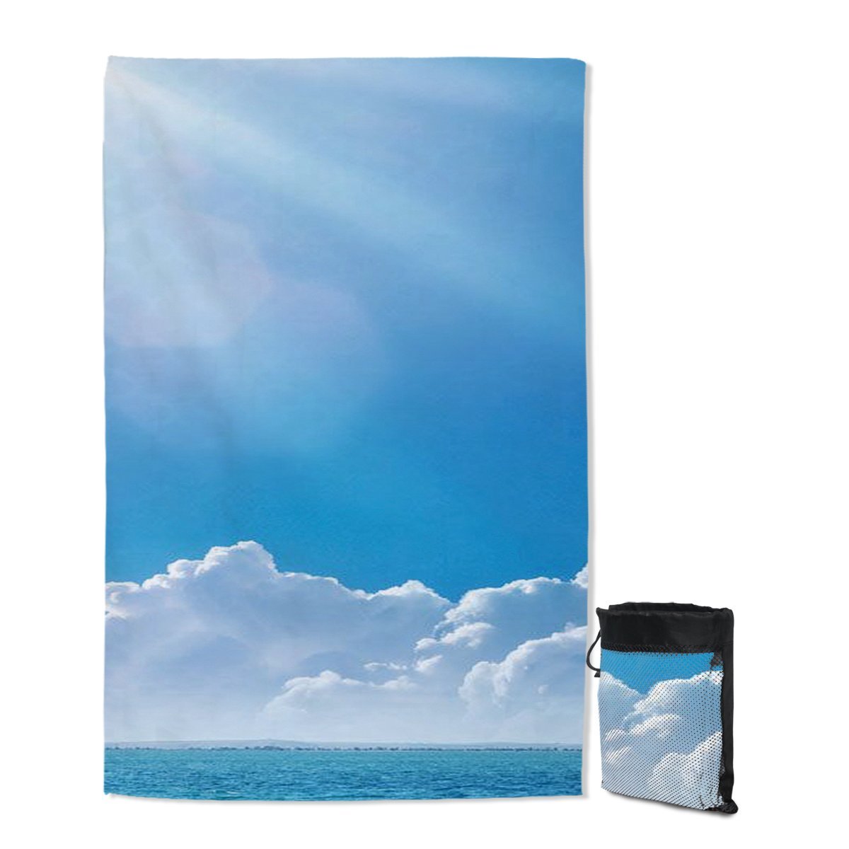 The Ocean Blues Sand Free Towel
