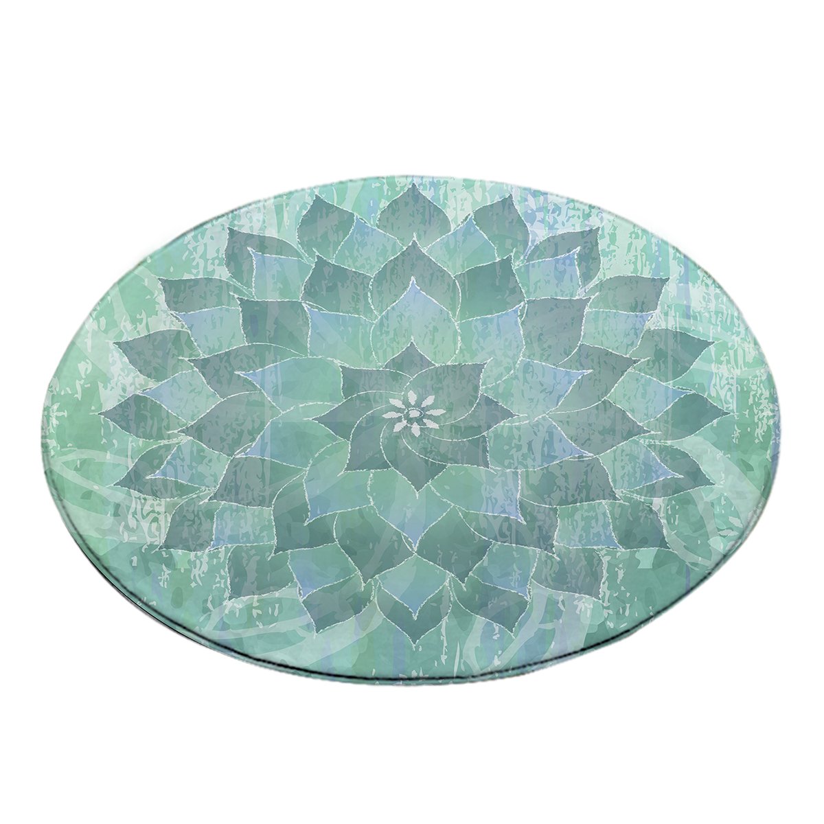 The Ocean Hues Round Area Rug