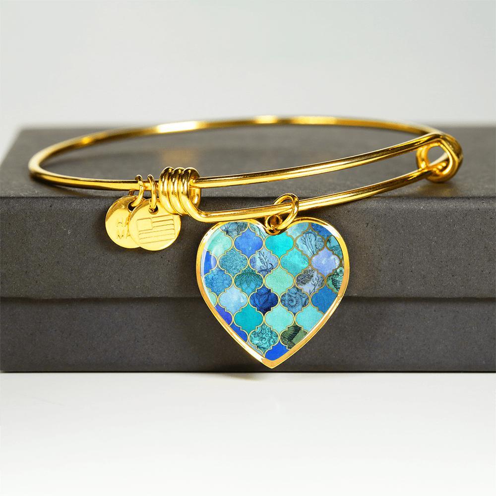 The Ocean's Heart Golden Necklace