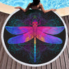 The Original Dragonfly Dreams Round Beach Towel