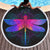 The Original Dragonfly Dreams Round Beach Towel