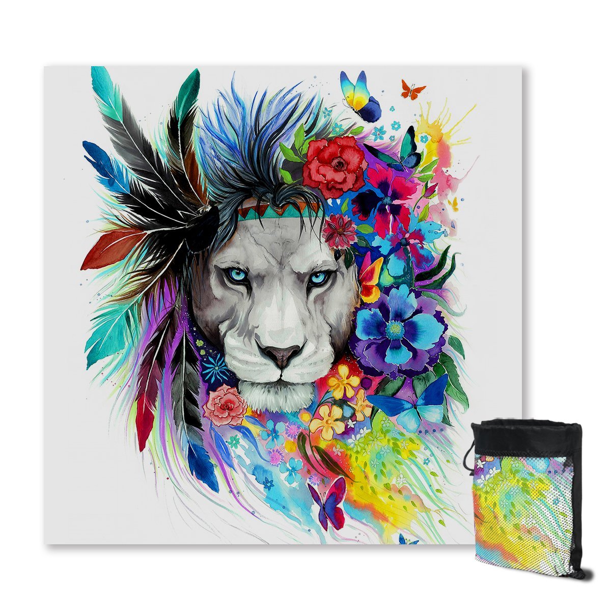 The Original Lion Vibes Sand Free Towel