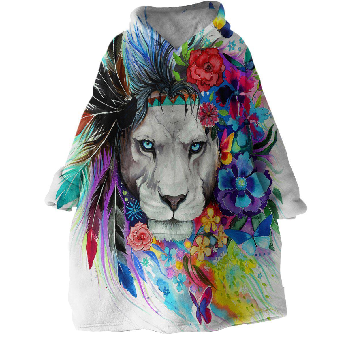 The Original Lion Vibes Wearable Blanket Hoodie