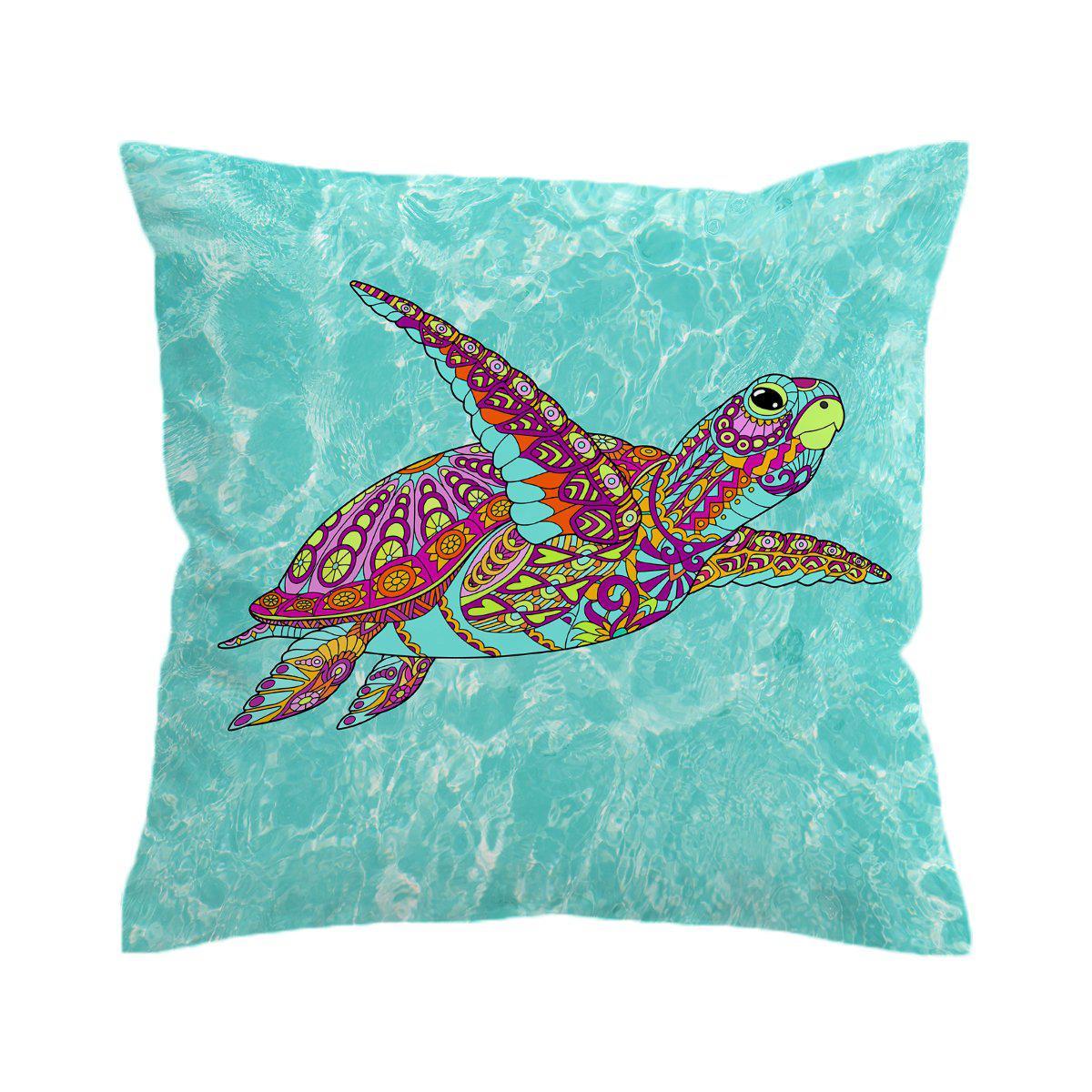 The Original Sea Turtle Spirit Pillow Cover