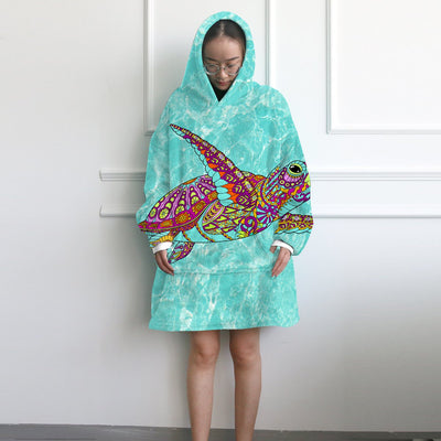 The Original Sea Turtle Spirit Wearable Blanket Hoodie