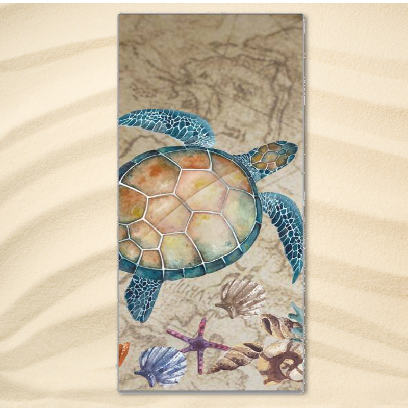 The Original Turtle Island Extra Large Towel