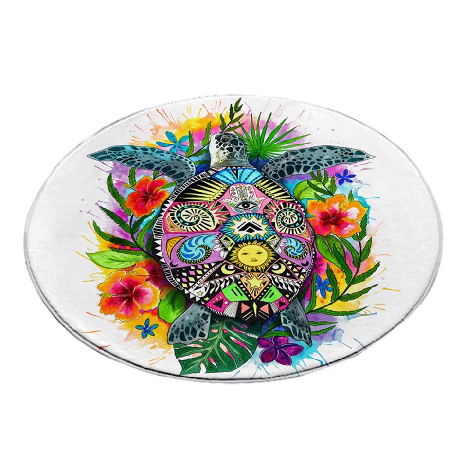 The Original Turtle Mystic Round Area Rug