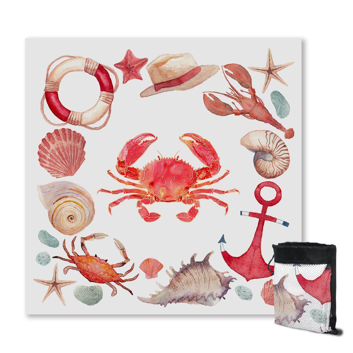 The Red Crab Sand Free Towel