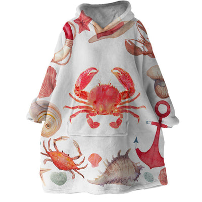 The Red Crab Wearable Blanket Hoodie