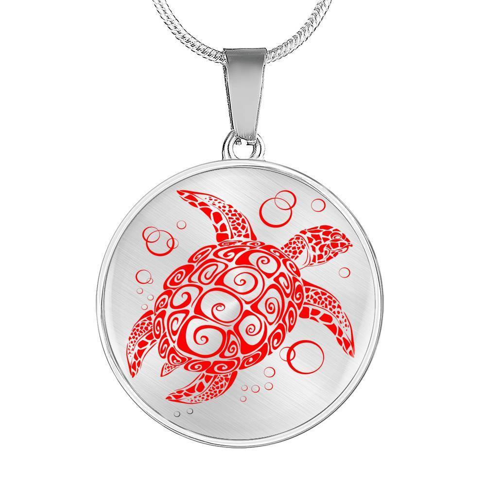 The Red Turtle Twist Necklace