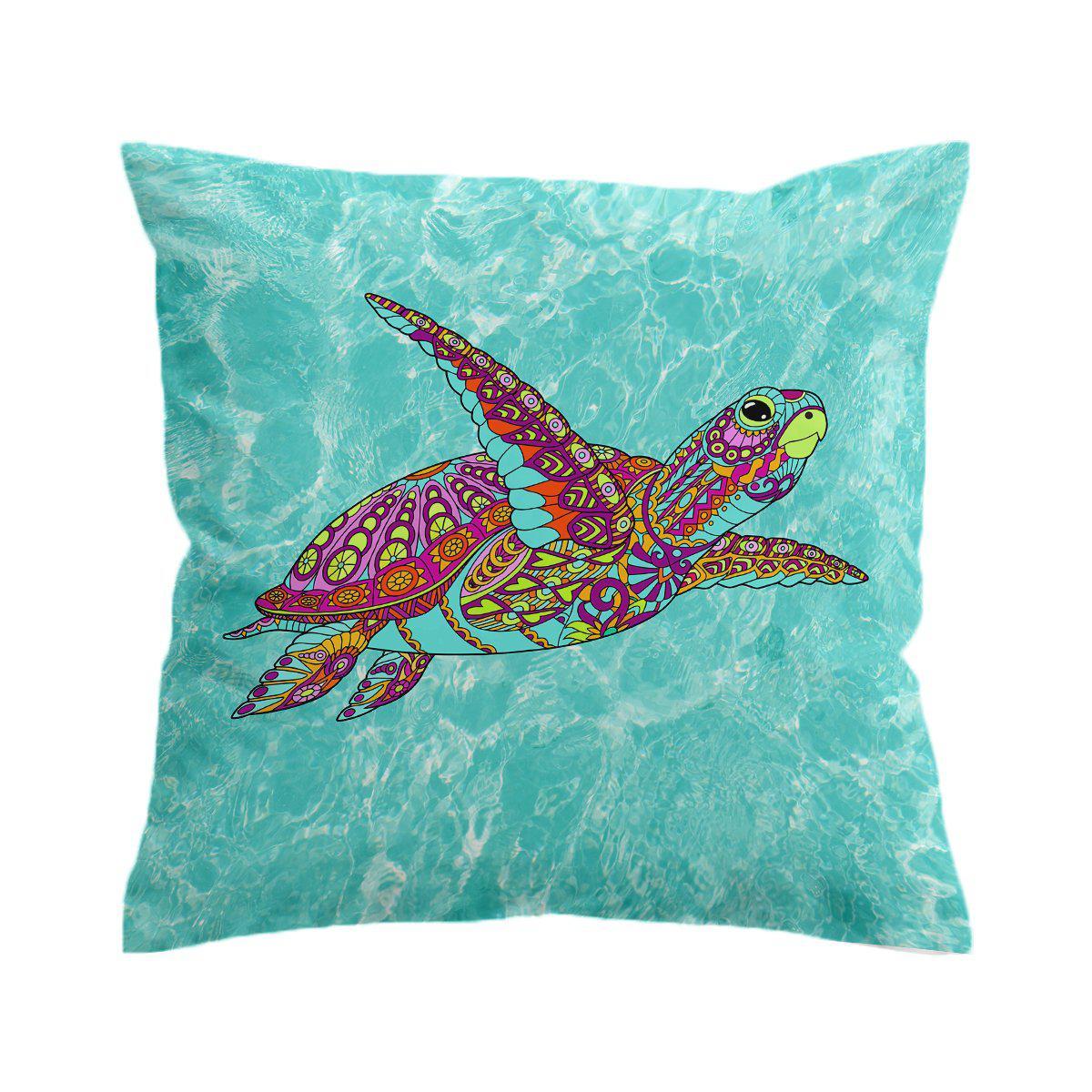 The Sea Turtle Spirit Pillow Cover