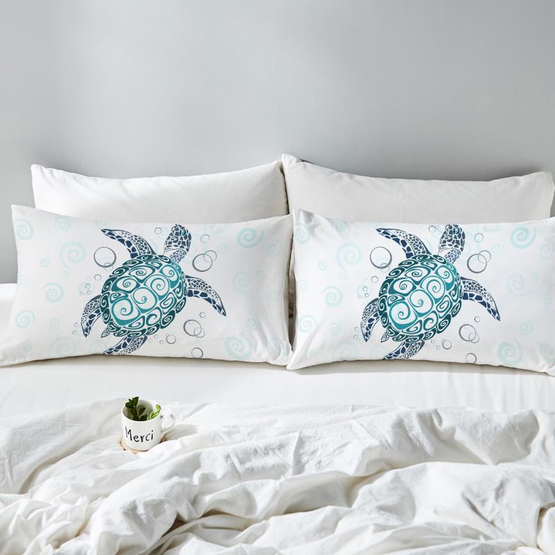 Sea Turtle Comforter Cover - Coastal Passion