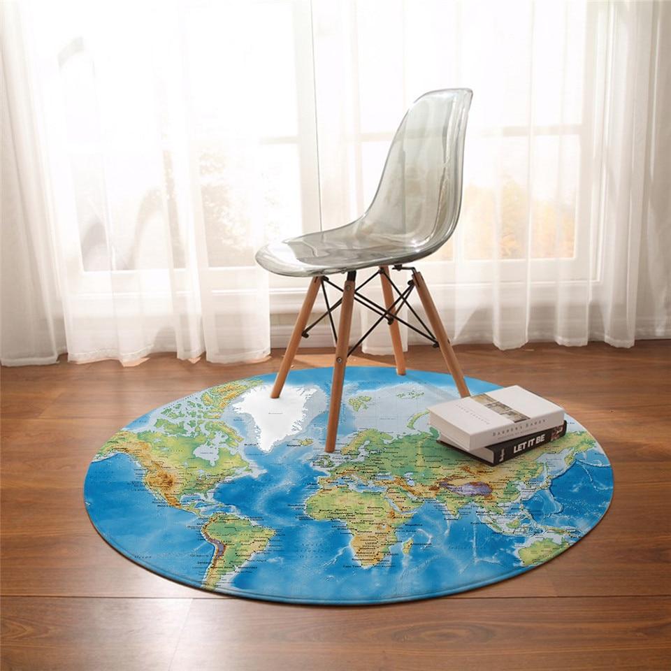 The Seven Seas Round Area Rug