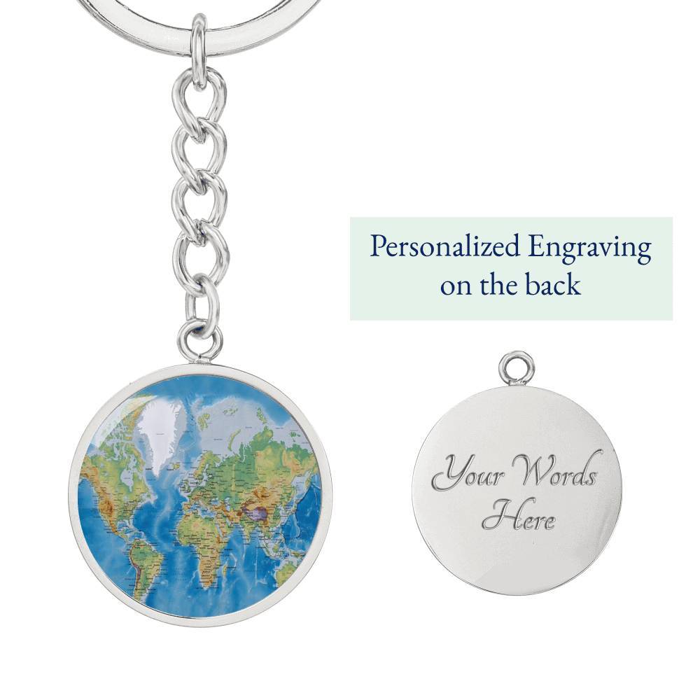 The Seven Seas Beachy Keychain